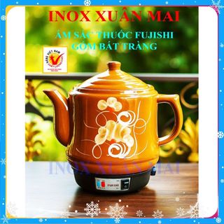 Ấm sắc thuốc bắc gốm bát tràng cao cấp fujishi
