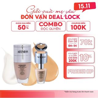  Kem nền ARTMISS tích hợp che khuyết điểm mỏng nhẹ lâu trôi 30ml 