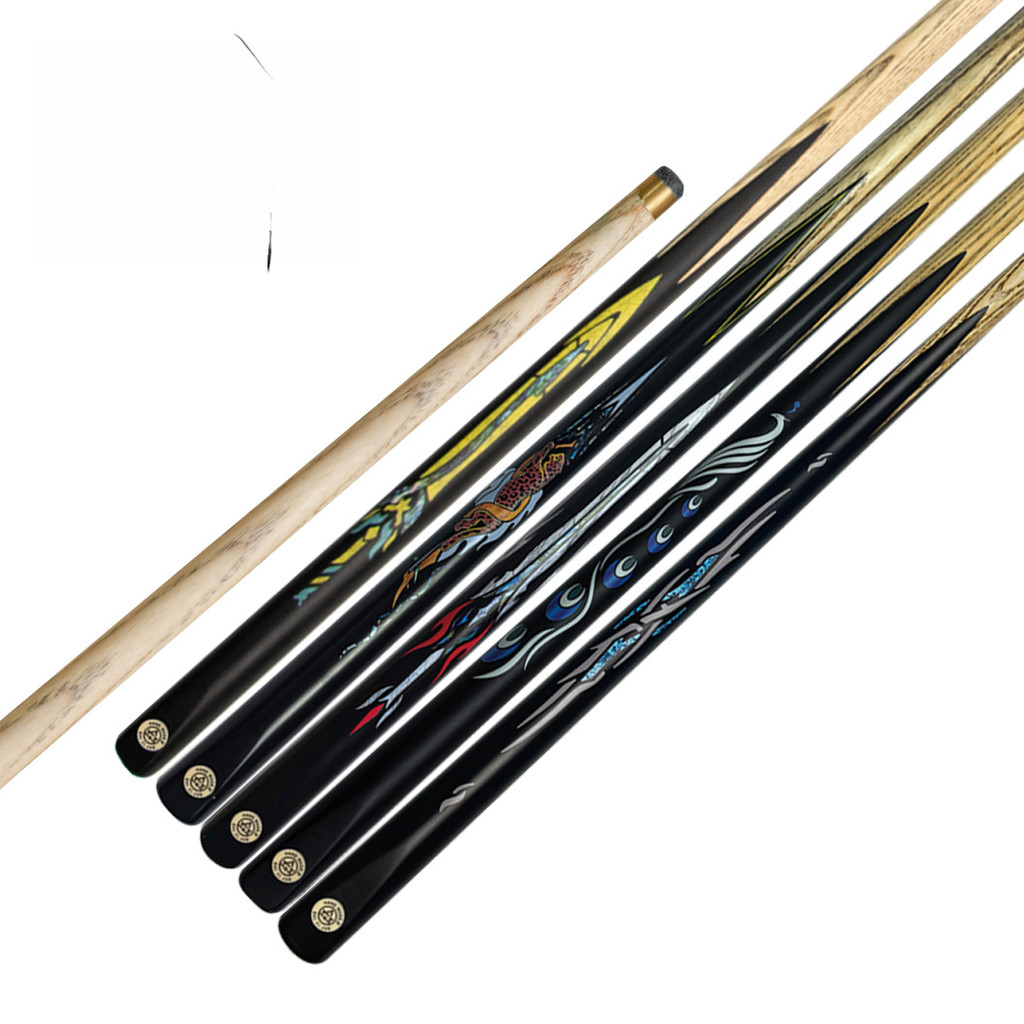 Direct Sale Billiard Cue Small Tip Cue One-piece Cue Black Eight Billiard Cue Ballroom Billiard Hall
