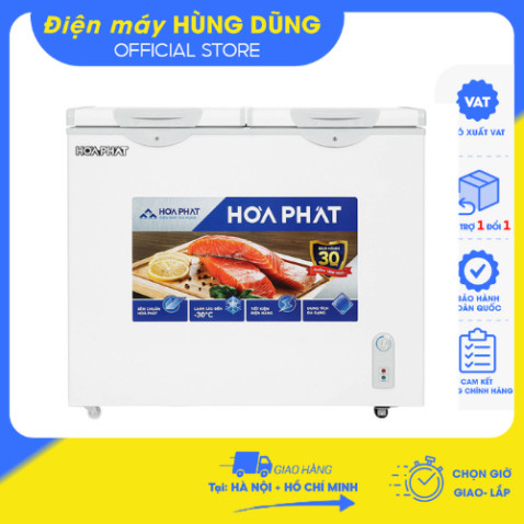 [ SHIP HỎA TỐC HN+HCM] Tủ đông Hòa Phát Inverter  205L -HCFI 506S2Đ2/HPF BD6205, tủ 2 ngăn đông mát 