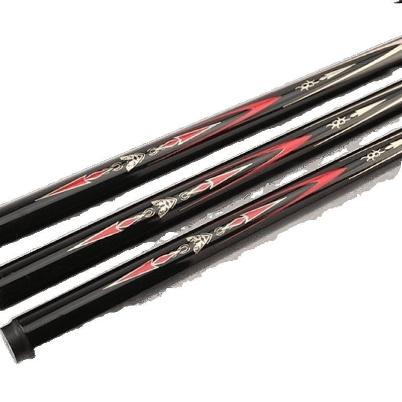 Carbon Black Technology Billiard Cue One-Piece Cue Entry-Level Small Head Medium Head Nine Ball Chin