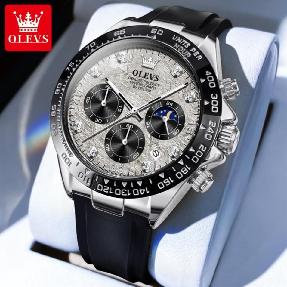 Đồng hồ nam OLEVS 2875 chính hãng chống thấm nước dạ quang thời trang cao cấp