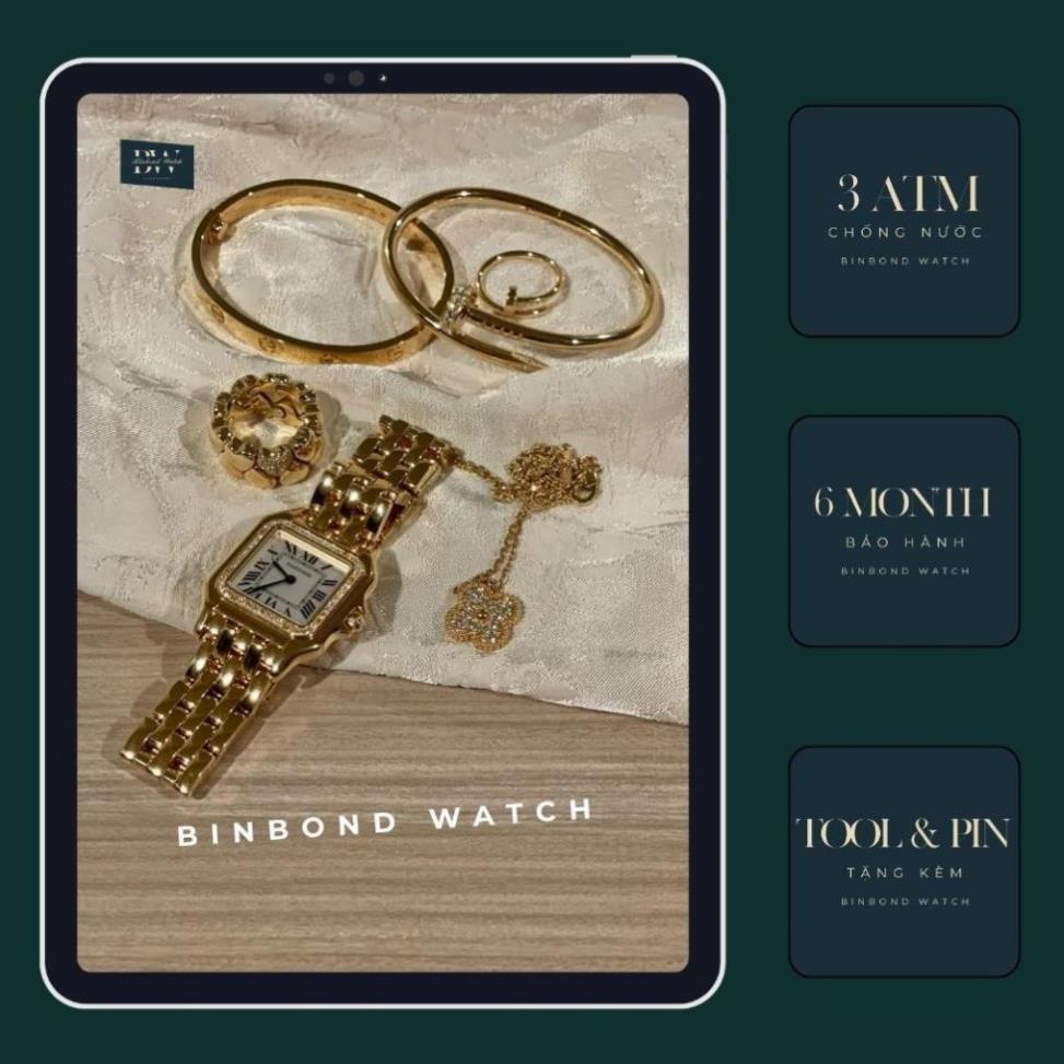 Đồng Hồ Unisex CarTer Pan, Đồng Hồ Thời Trang Pin Phong Cách Vintage Cọc Số La Mã  28x32mm Chống Nướ