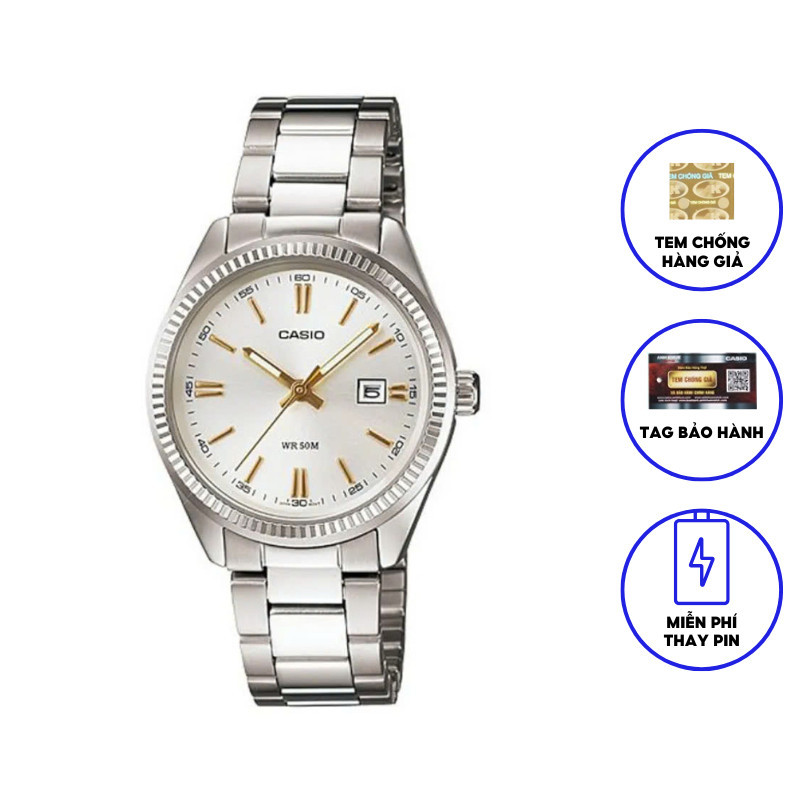 Đồng hồ nữ dây kim loại Casio LTP-1302D-7A2 chính hãng