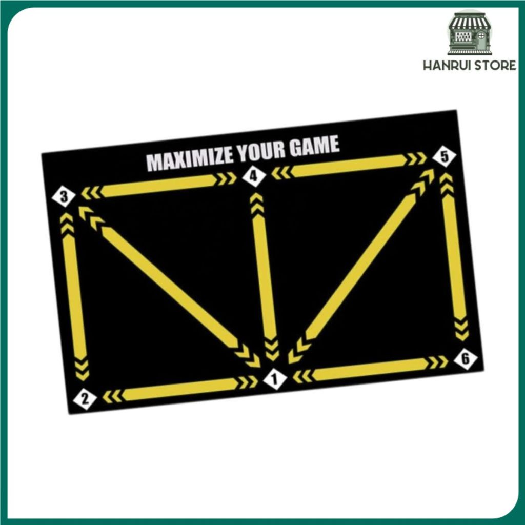 Thảm Tập kỹ năng qua người bóng đá SKILLS FC Freeplay Mat, thảm tập kỹ thuật giữ bóng 🔰Hanrui Store🔰
