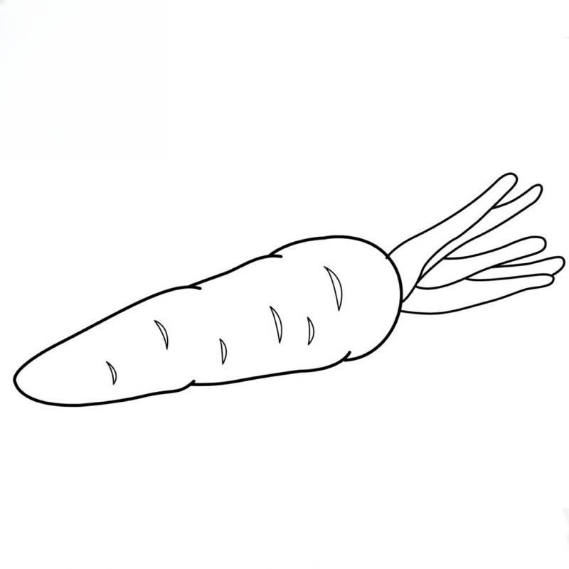 Combo Set 50 Tờ Rau Củ Quả (Vegetables) - Set 50 Tờ Tranh Tô Màu A4 A5 Dành Cho Màu Sáp, Màu Chì