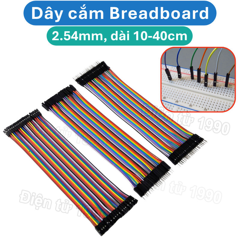 Dây bus 2.54 đủ màu 10 - 40cm ( 40 sợi 1 bus)