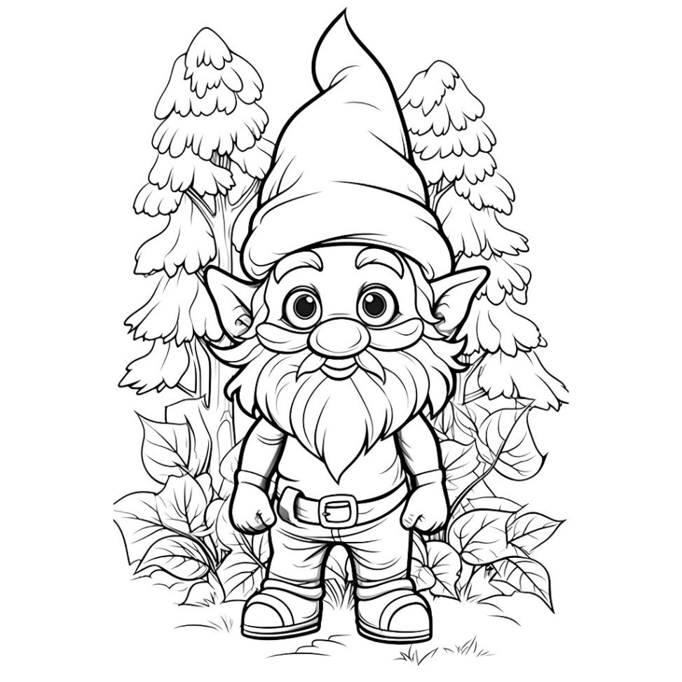 Set 50 Tờ Tranh Tô Màu Hình Chú Lùn Tô Màu Sáp, Màu Chì - Tiệm Tô Màu