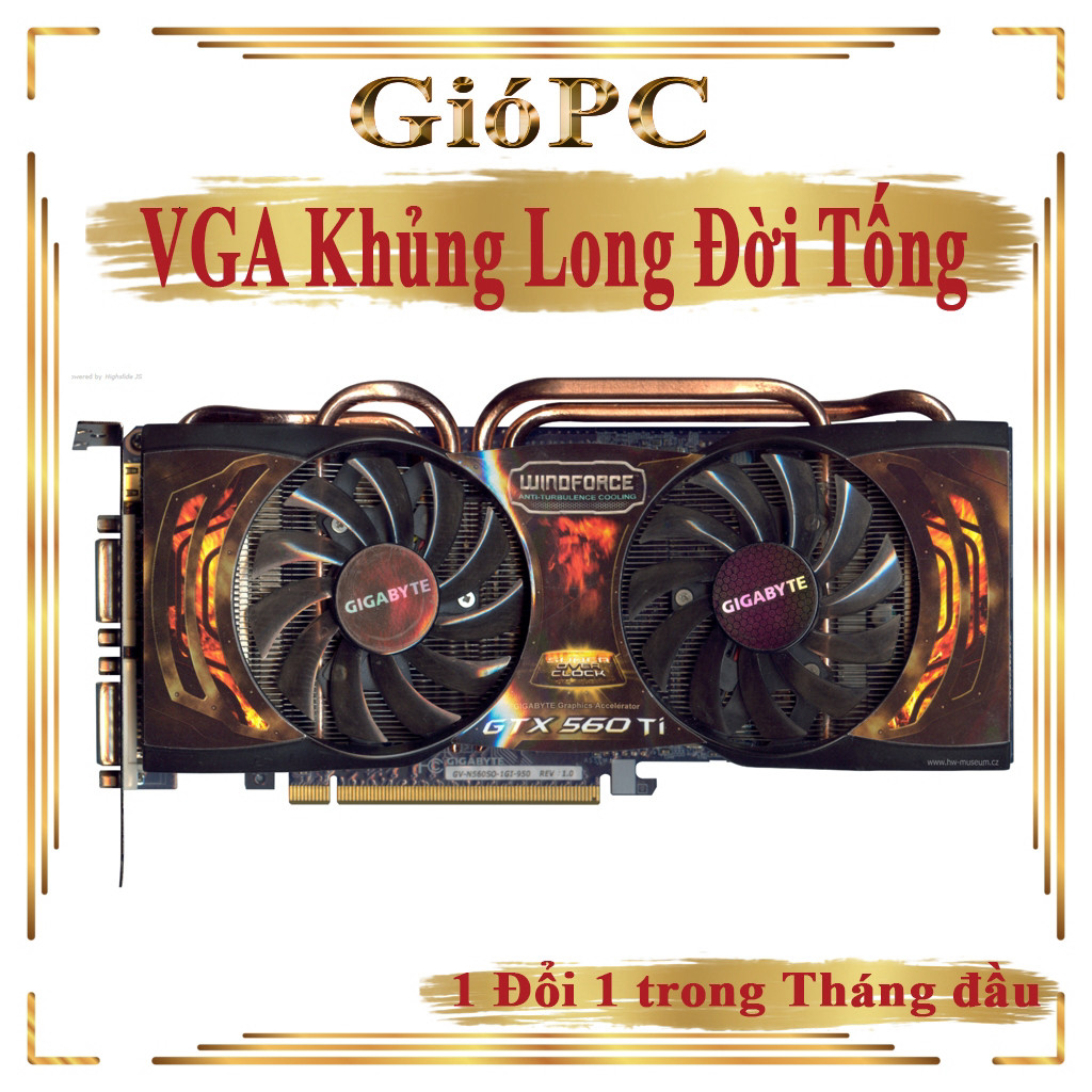 VGA Cỏ đời tống thời kì khủng long GTX 550 , GTX 550Ti , Gtx 560 , Gtx 560Ti