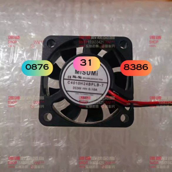 Quạt làm mát MISUMI MISUMI C4010H24BPLB-7 24V 0.10A 4CM 4010