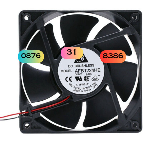 Quạt làm mát AFB1224HE Brushless