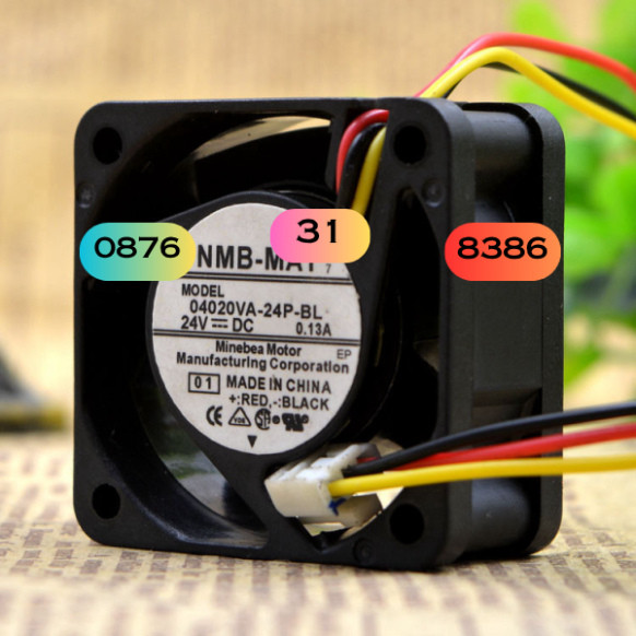 04020va-24p-bl Chính Hãng NMB 4020 24v 0.13 a 4CM / cm Quạt Fenacco