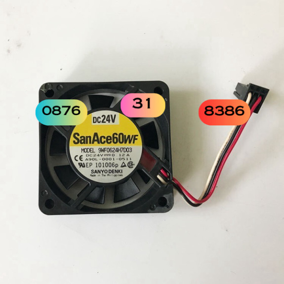 A90L-0001-0511 / 0423#105S Quạt 9WF0624H7D03 / D04 / D05 Fanaco 24V