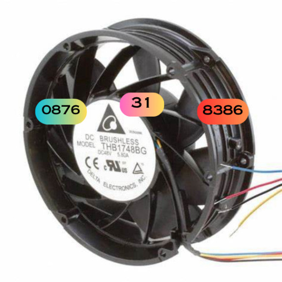 Quạt Thb1748bg Thb1548ag D1751S48B9CP-54 48V Quạt Biến Tần