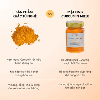 Mật Ong Curcumin Miele 250g