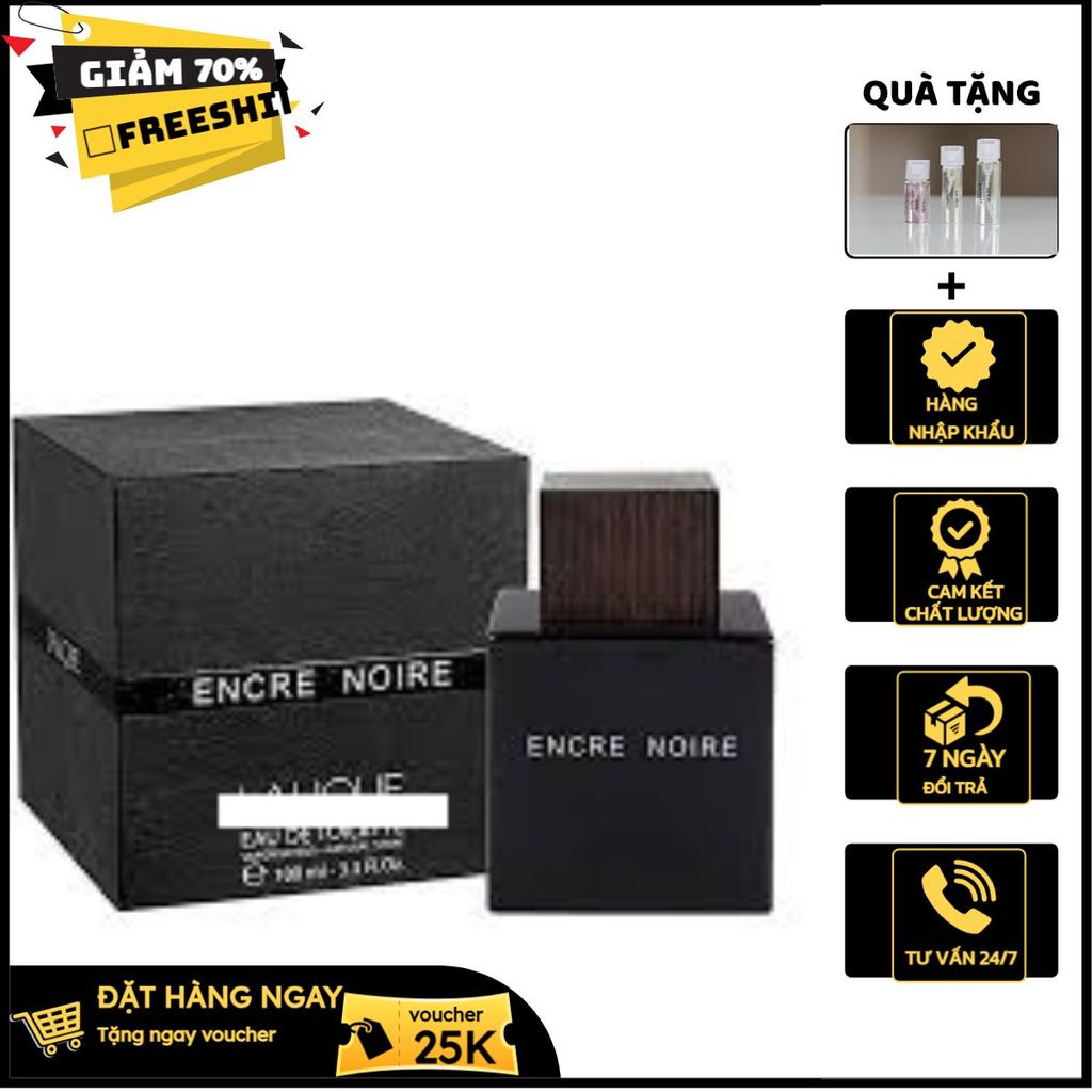 Nước Hoa Nam Lalique Encre Noire EDT 100ml