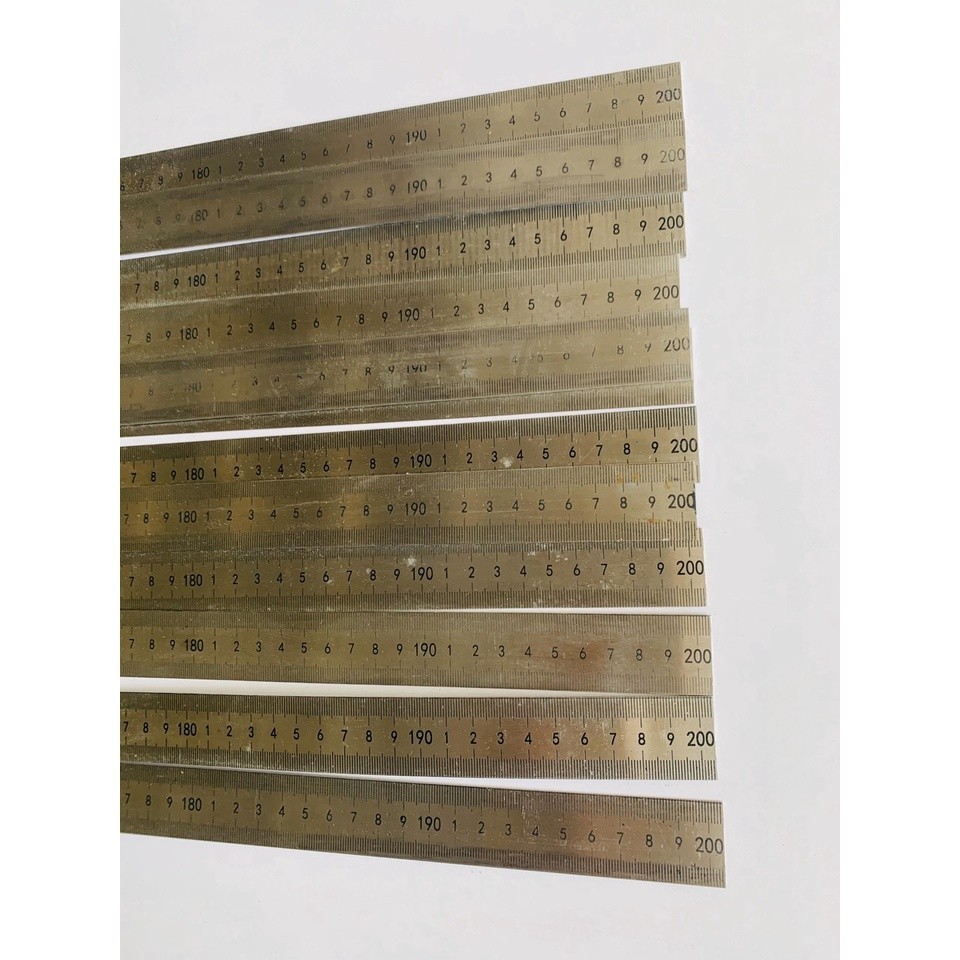 HB Store Thước đo inox chế máy cắt nhôm  2m bản rộng 3.2cm