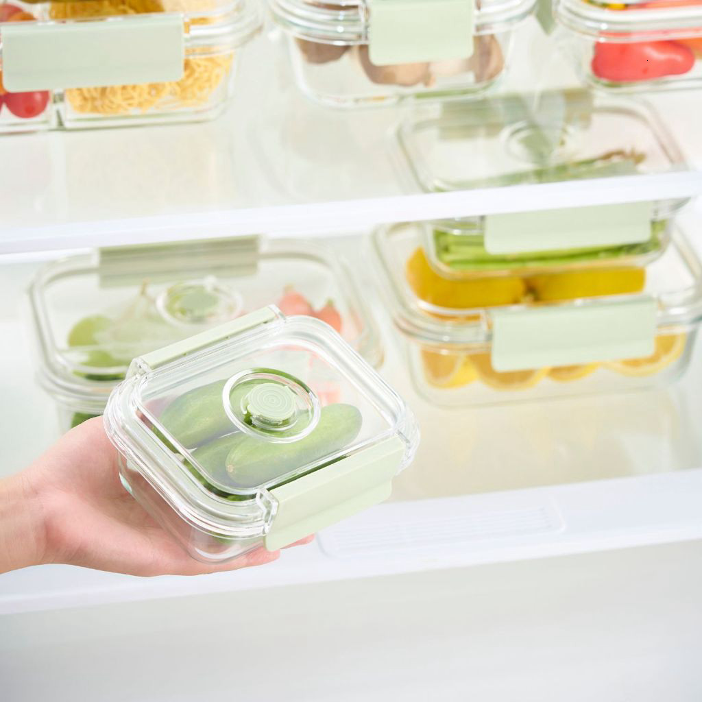 Hộp Thủy Tinh Nikko Valve Inochi Đựng Cơm Văn Phòng Chịu Nhiệt Tốt Dùng Được Trong Lò Vi Sóng