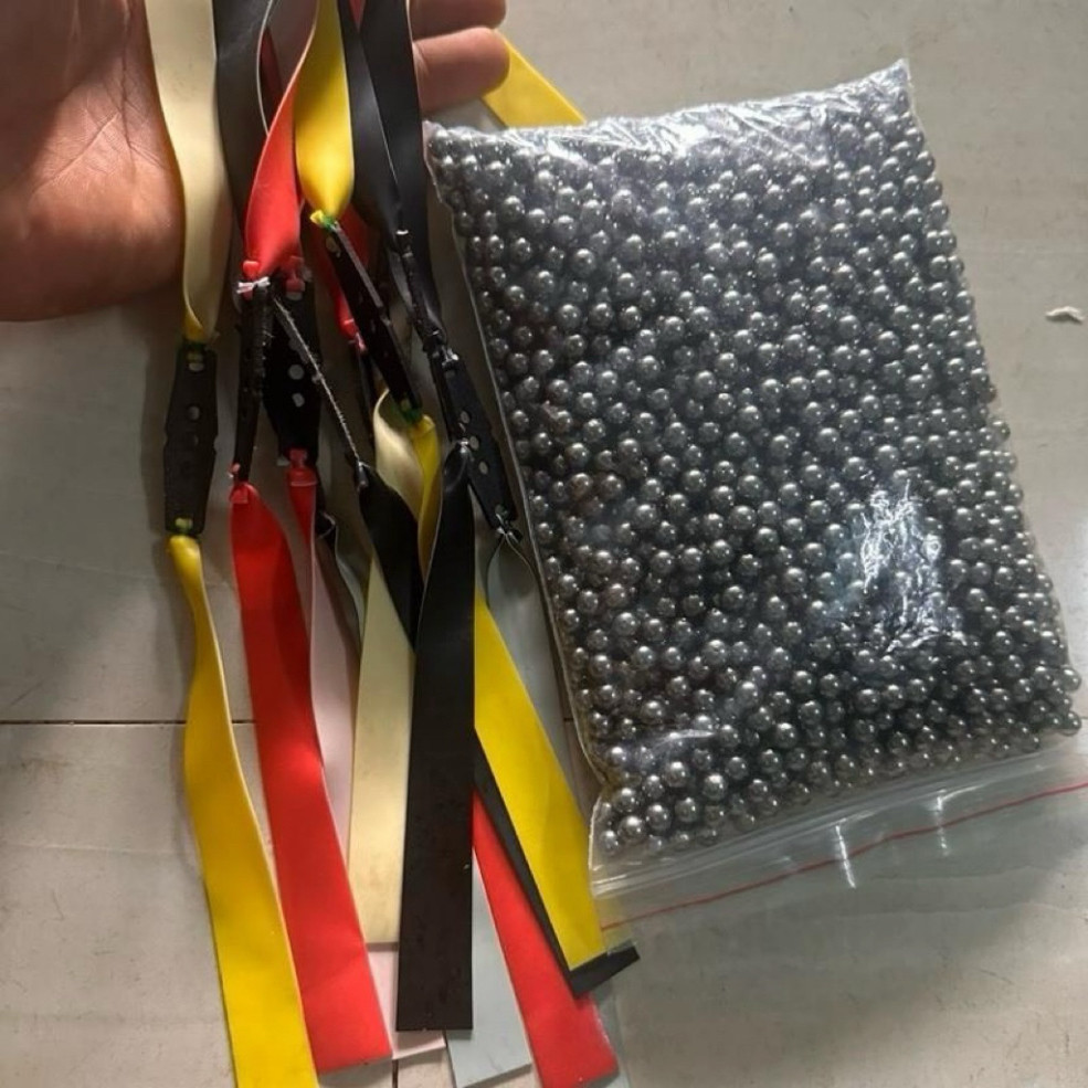 (bi sắt 1kg-3 dây Adam) Combo bi sắt ổ trục đủ size dây Adam zaggtt