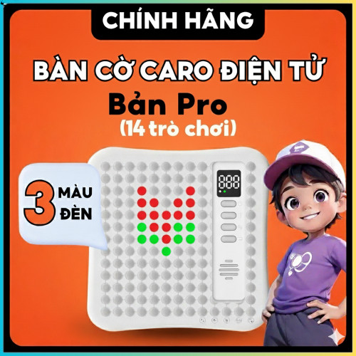 Bộ Cờ Caro Gomoku LED - Quà Tặng Giáo Dục Trẻ Em Cao Cấp