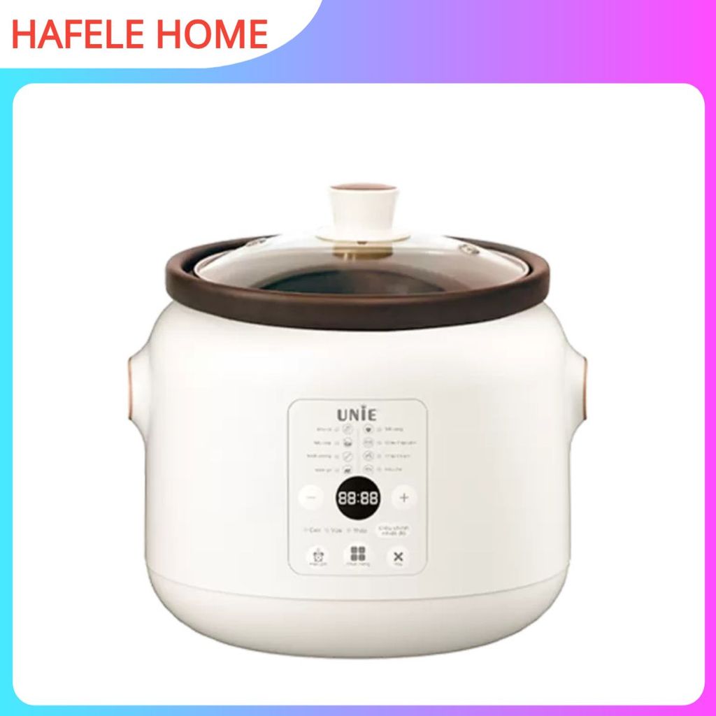 Nồi Kho Hầm Chuyên Dụng UNIE USC208 – Dung tích 2L – Lòng nồi gốm Ceramic – Hẹn giờ 24 tiếng - EEH
