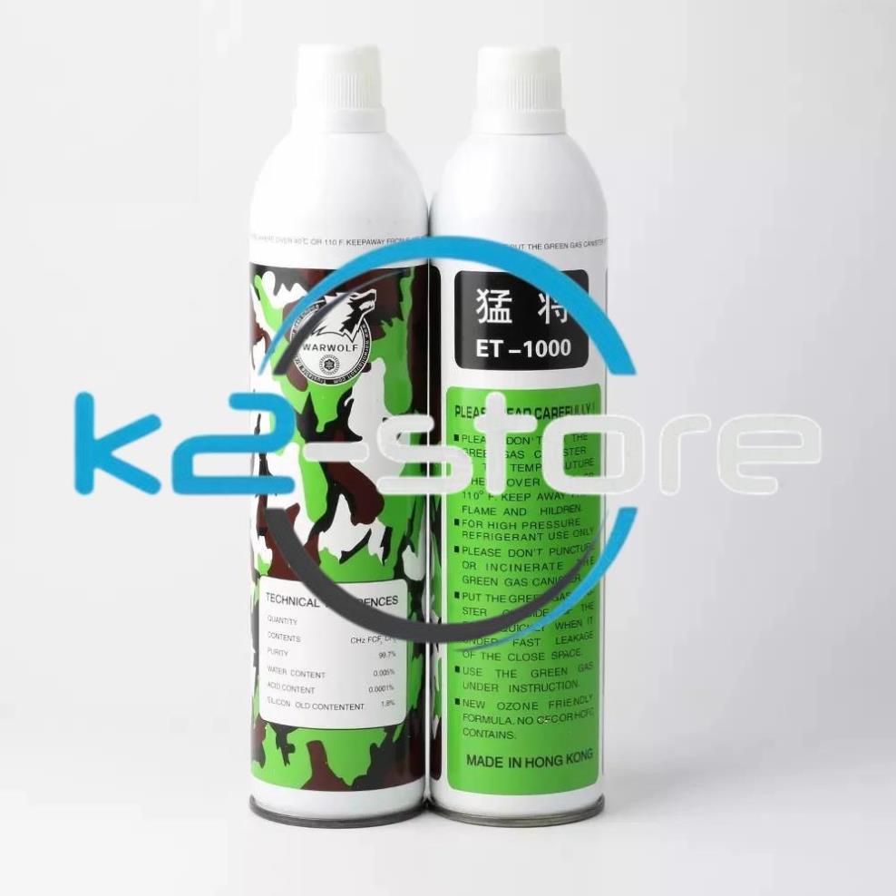 [K2 Store] Bình sơn xịt nhập khẩu chính hãng W2 ET-1000 Green