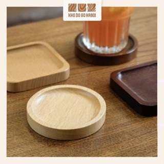 Miếng Lót Ly, Đế Lót Ly, Chất Liệu Gỗ Beech Tự Nhiên Nhập Khẩu Pháp - Khodogohanoi
