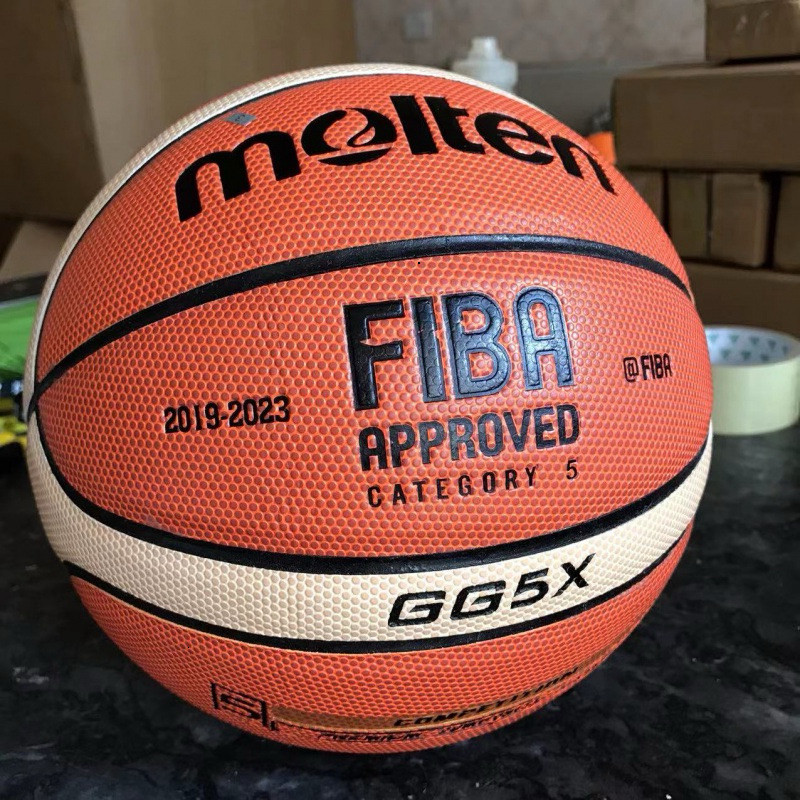 Quả Bóng Rổ Da Molten GG7X Chính Hãng - Size 7 - Tặng Kim bơm, túi lưới - Bảo hành 12 tháng