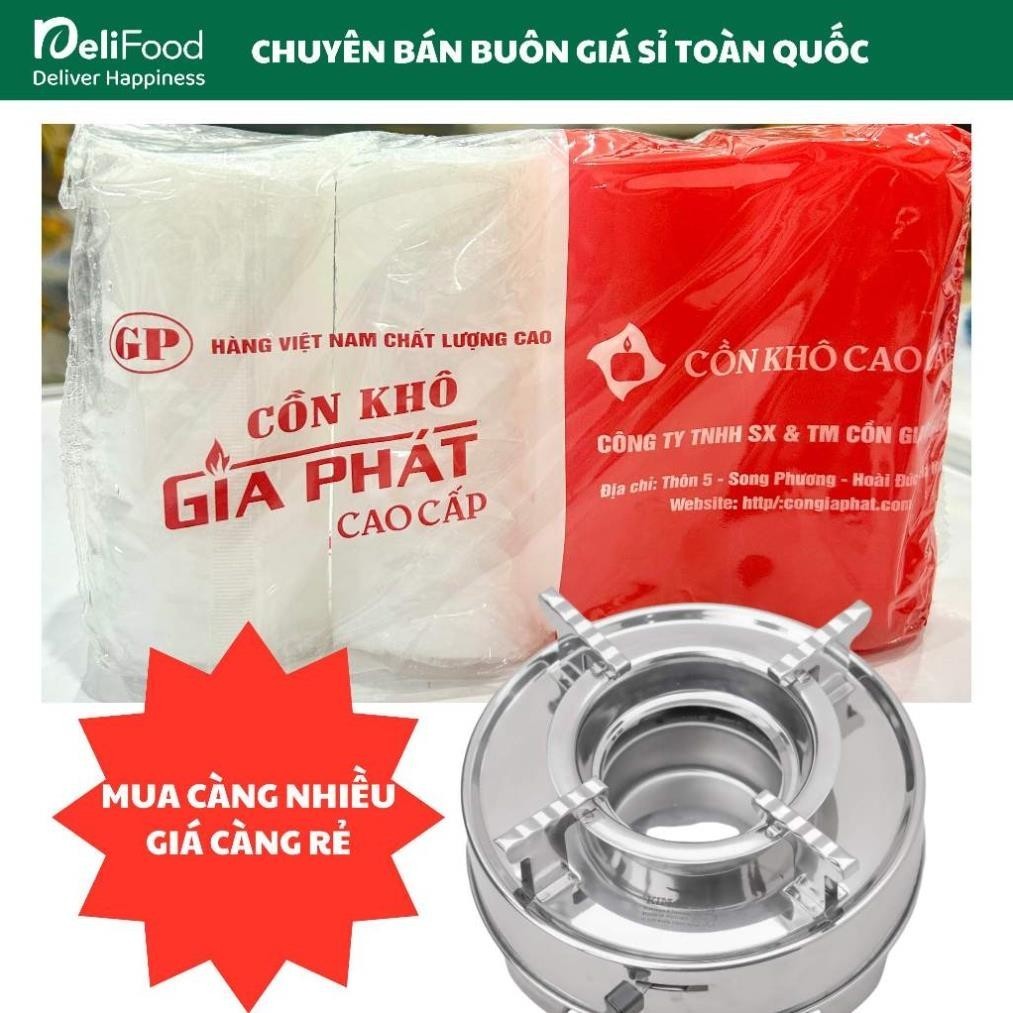 Combo 4 túi cồn khô cao cấp loại 1, Cháy lâu, không khói, An toàn - Dùng cho lẩu nướng BBQ, Dã ngoại