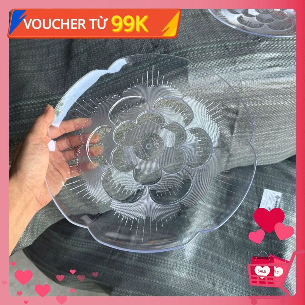 (chính hãng) thanh lý đĩa nhựa Đĩa tròn suốt HOKORI, đĩa nhựa cao cấp (việt nhật cao cấp)