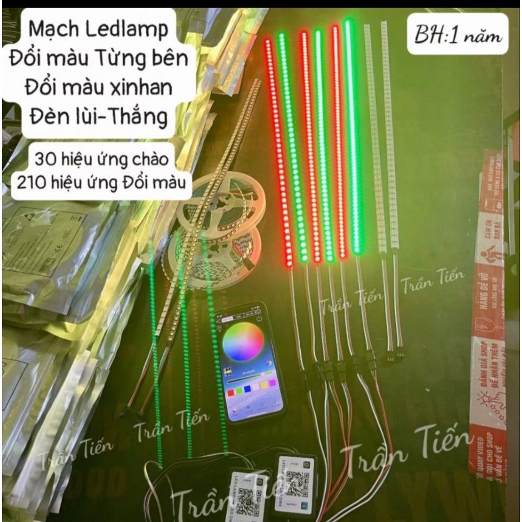 Mạch audi LED lamp mẫu mới 2025 (42 hiệu ứng khởi động .)