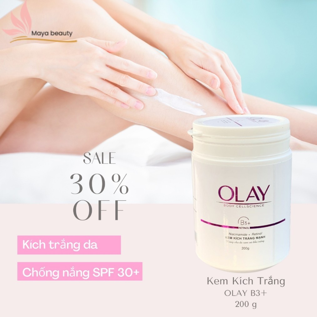 Kem kích trắng Olay Siêu tốc, Dưỡng thể trắng da OLay - Hũ 250g