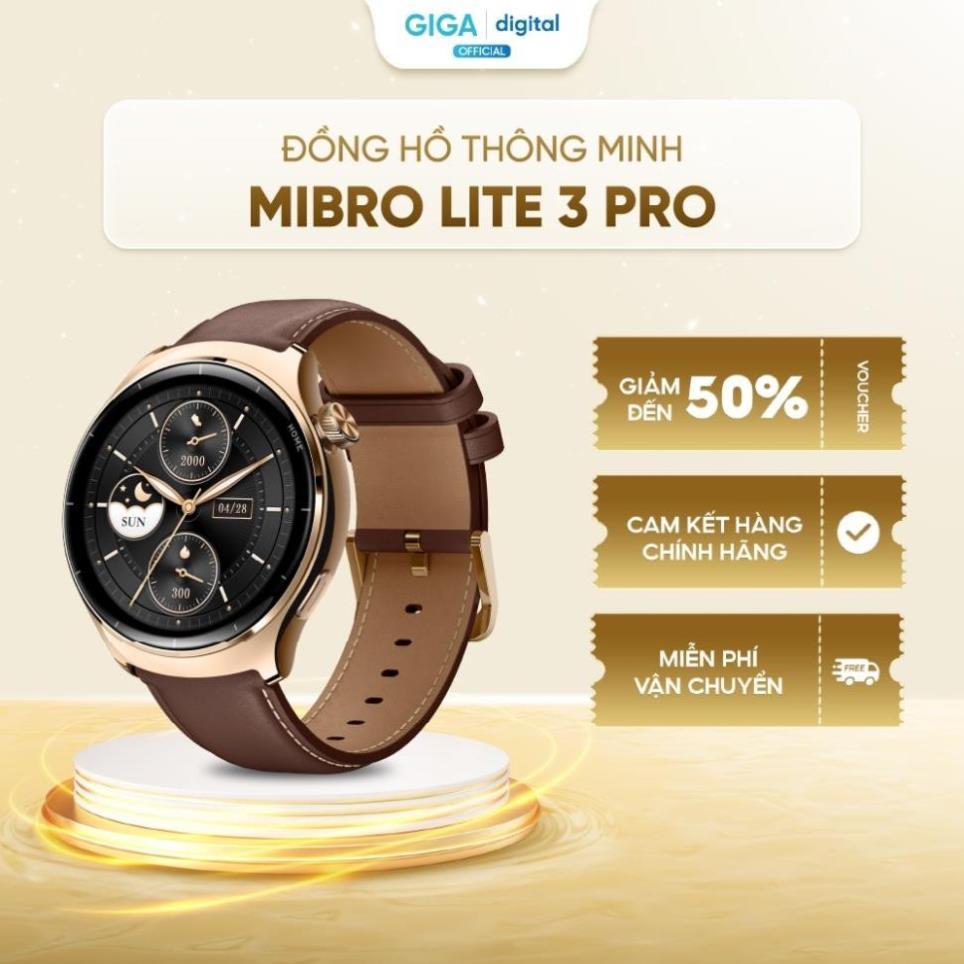 Đồng hồ thông minh Mibro Lite 3/Lite 3 Pro - Định vị GPS - Cuộc gọi Bluetooth - Chống nước