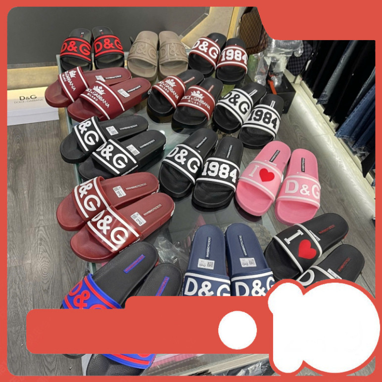 [DG] Dép Nam D&G quai ngang Kiểu Cách Độc Lạ - Dép DG 2 lớp cao su , đế đúc công nghệ cao chống nún 