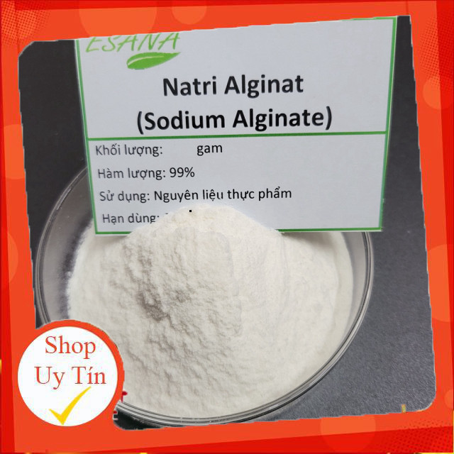 100g bột Natri Alginate (Sodium Alginate) thực phẩm
