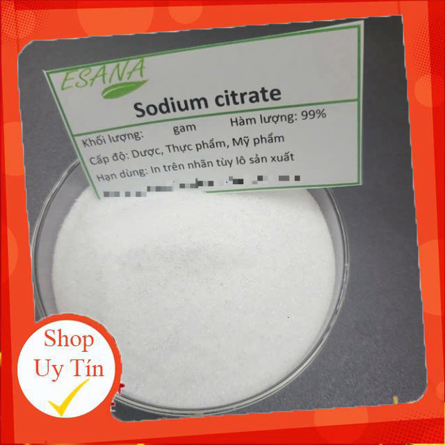 100g bột Sodium Citrate chất điều chỉnh độ pH cấp thực phẩm