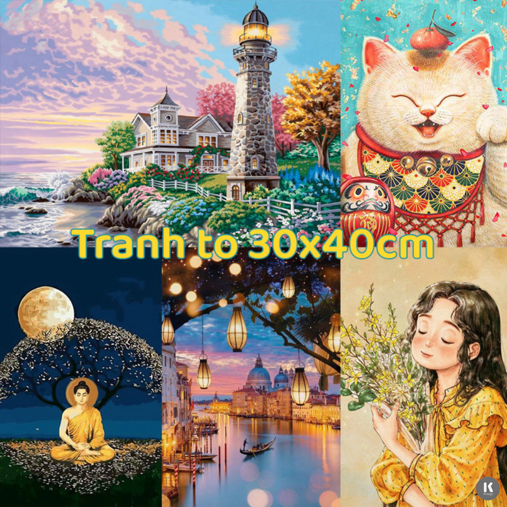 Tranh đính đá tự làm, tranh gắn đá 5D tự hoàn thành DIY BTS (hình cô gái) FAMILY86