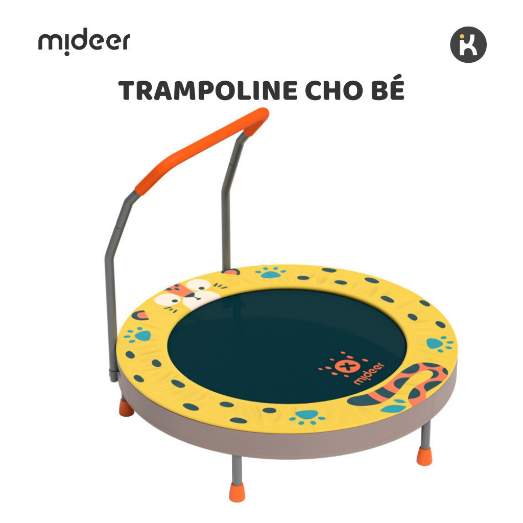 Trampoline cho bé gấp gọn nhà nhún Mideer Kids Trampoline - KUMO KiDS