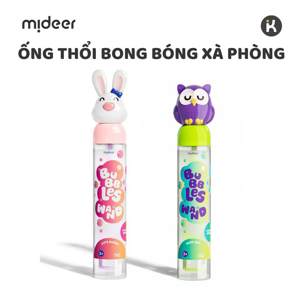 Ống thổi bong bóng xà phòng Mideer Bubbles Wand - Kumo