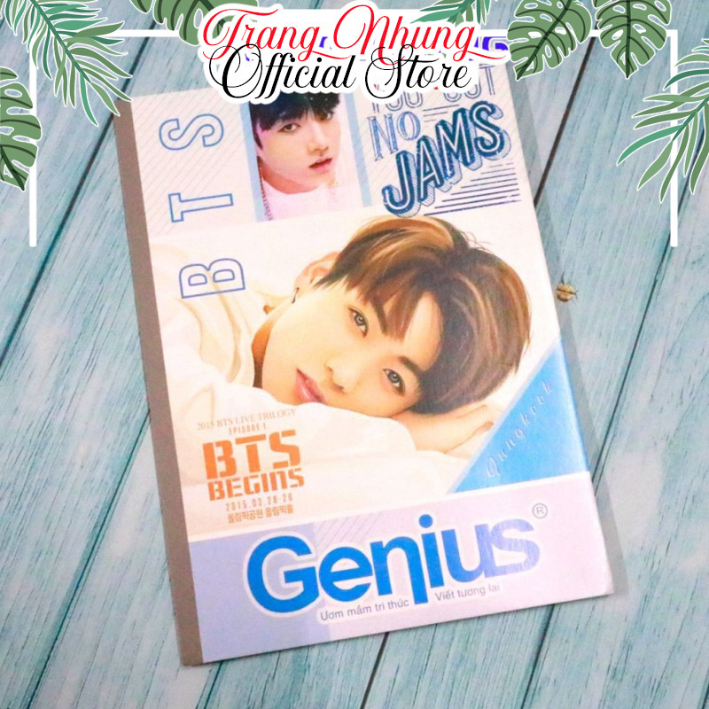 Vở kẻ ngang Genius BTS 80 / 120 Trang