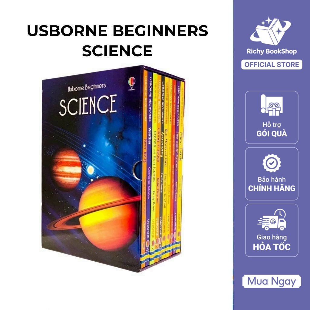 Sách - Usborne Beginners Science - bộ 10 cuốn