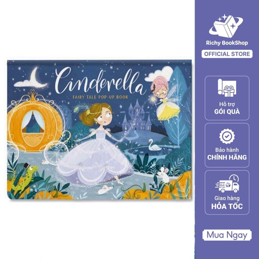 Sách - Cinderella - Fairy Tale Pop-up Book