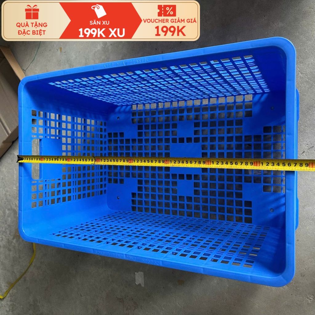 Sọt Nhựa 5052 Việt Nhật – Cứng Cáp, Bền Đẹp, Tiện Lợi, Mẫu Hot, Xả Kho Giá Rẻ, Kiểm Tra Thực Tế--505