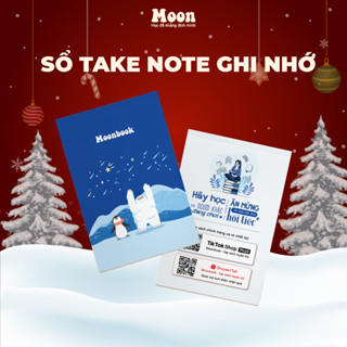  Sổ tay ghi chép mini ,sổ note từ vựng sổ todolist lên kế hoạch hàng ngày 100 trang moonbook 