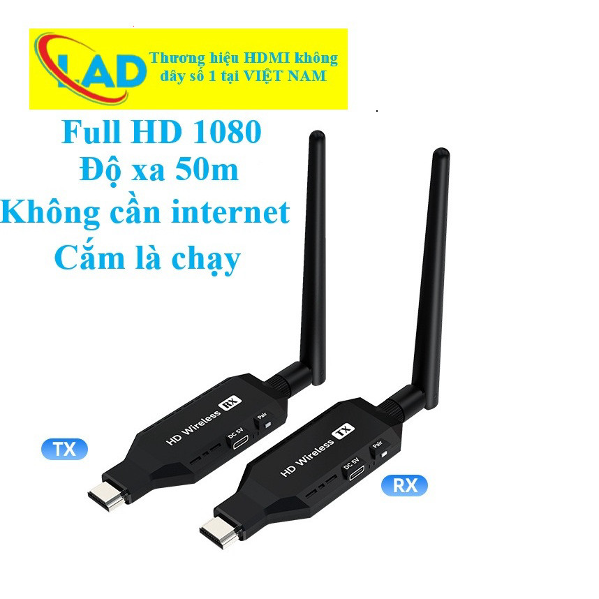 HDMI không dây 200m sử dụng cho 4 máy chiếu TV (LAD200m) 2026