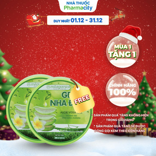 Gel Nha Đam Milaganics Giữ Ẩm Cho Da (Hũ 300ml)