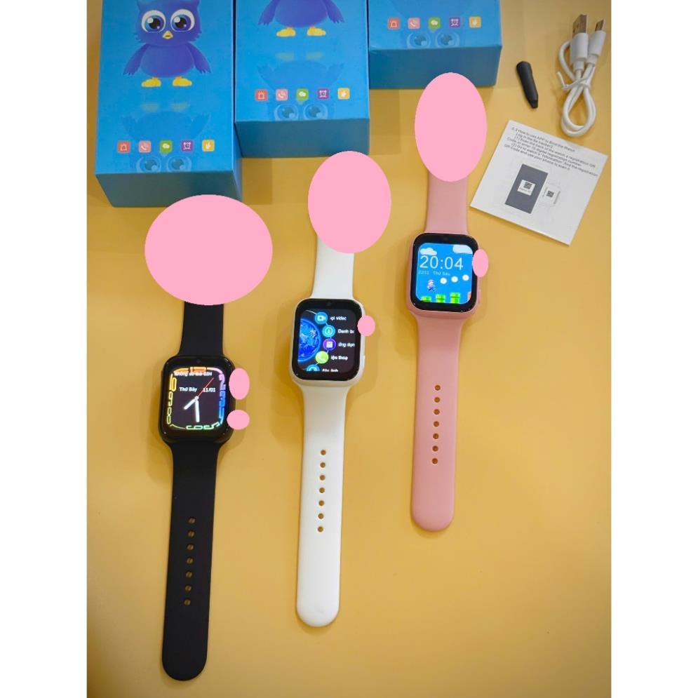 HÀNG LIKENEW 95% - Đồng hồ thông minh trẻ em H06 gọi video 4G cho  trẻ em học sinh lắp sim nghe gọi 