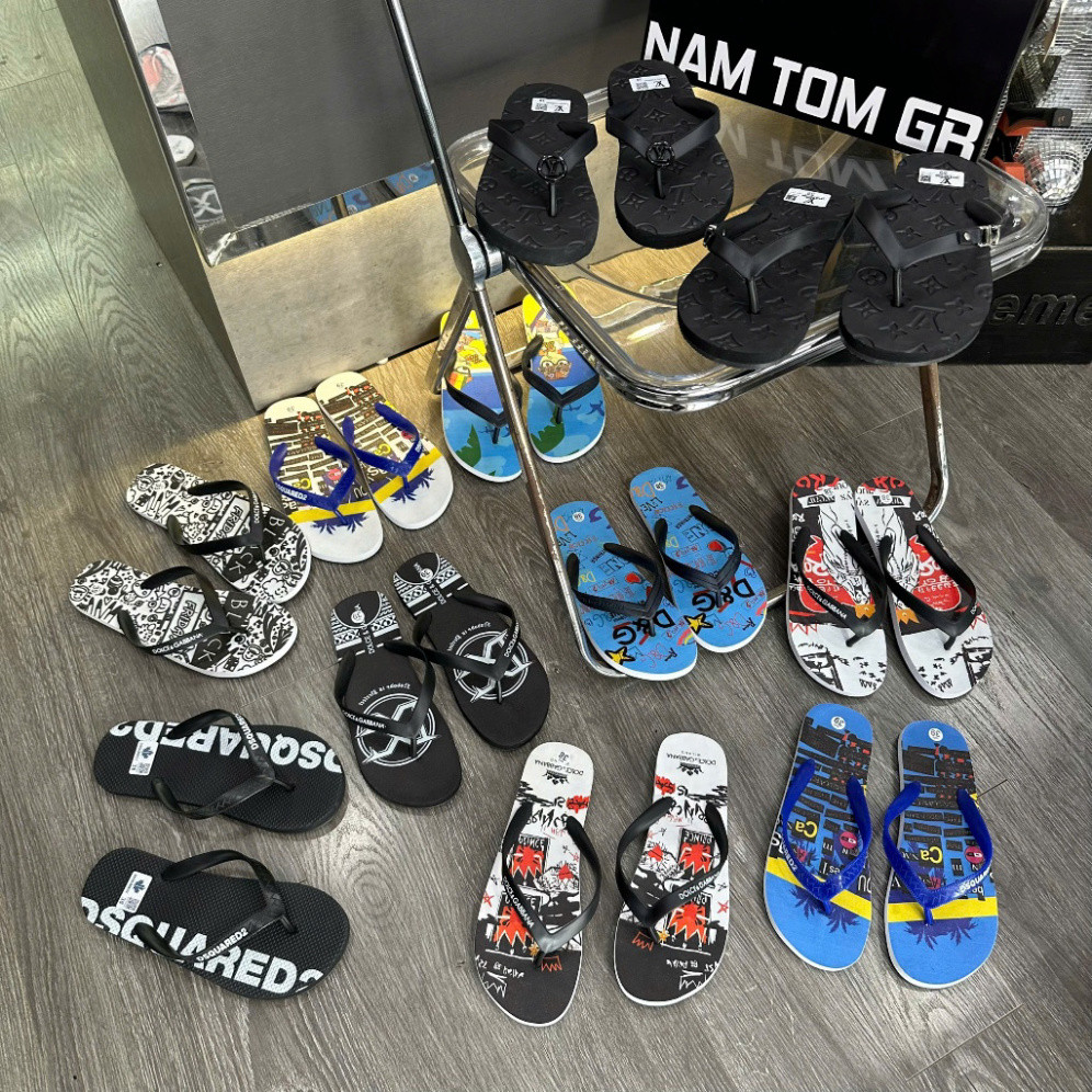 Dép Tông DG - DSQ2 - ICON xỏ ngón cực chất - Tông Philip đi biển lên chân chuẩn form 2026