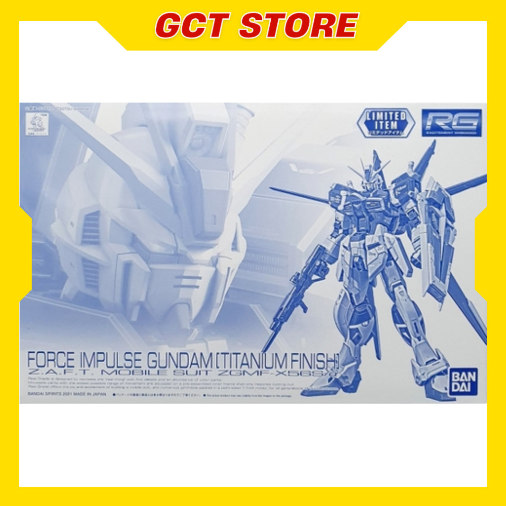 [PRE ÍT NGÀY] Mô Hình Lắp Ráp RG Force Impulse Titanium Finish