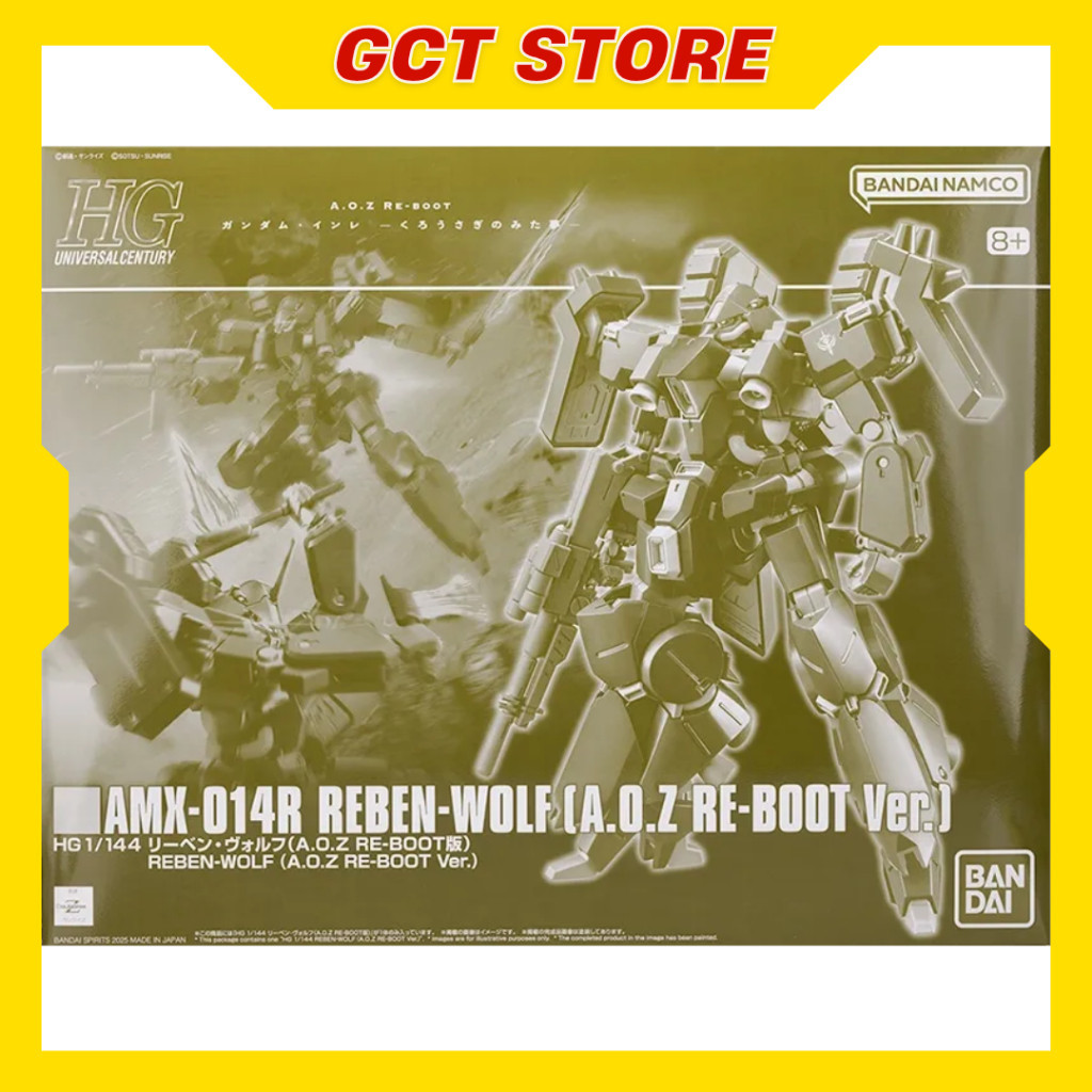 [PRE ÍT NGÀY] Mô Hình Lắp Ráp HG Reben-Wolf AOZ Re-Boot ver.